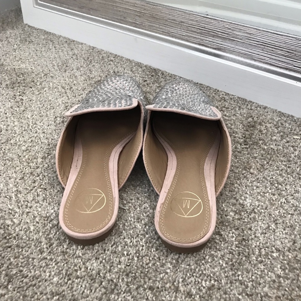 Pink Rhinestone Flats - Size 9 - Picture 3 of 5